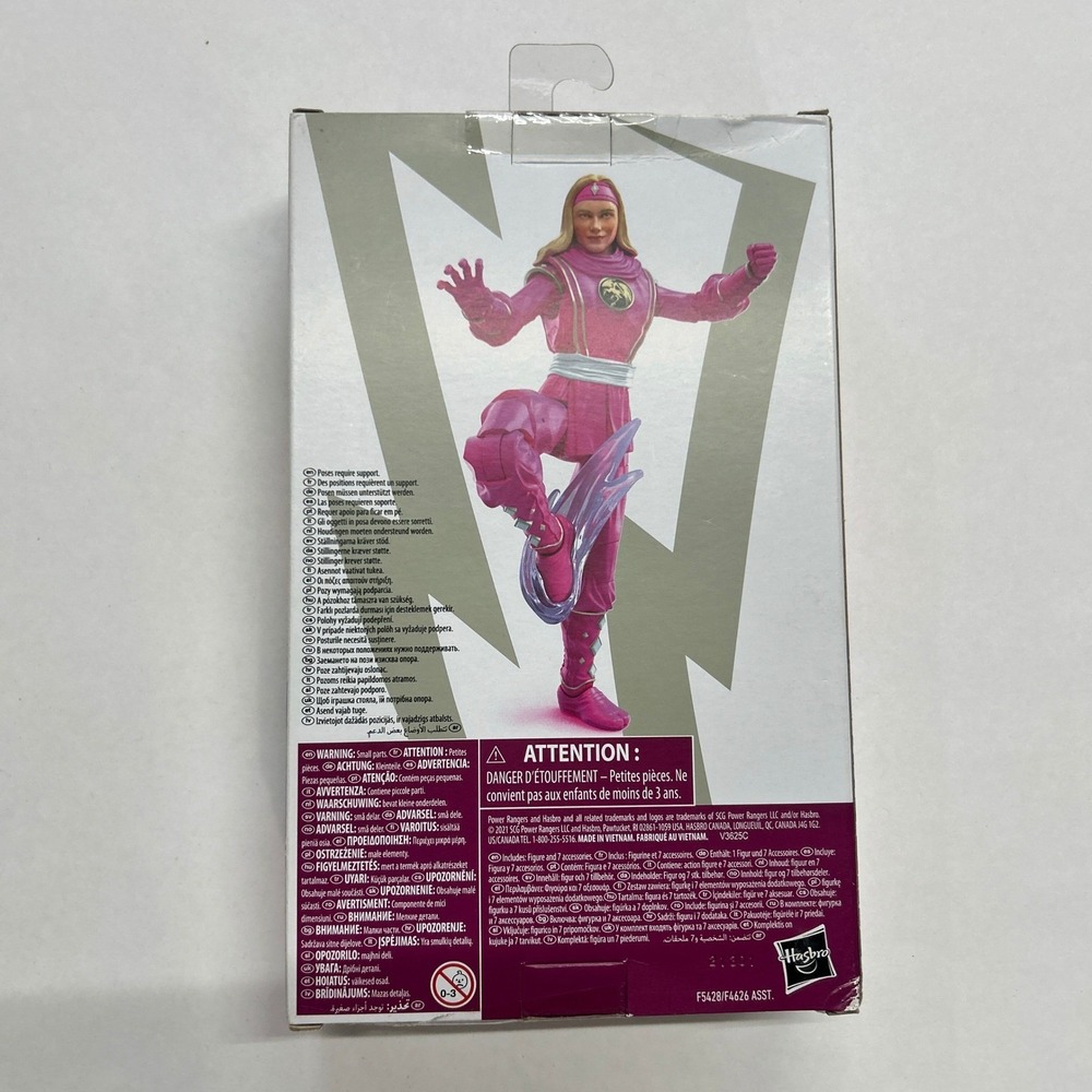 Power Rangers Lightning Collection Ninja Pink Ranger F5428 90s Retro Box Wear - Picture 2 of 3